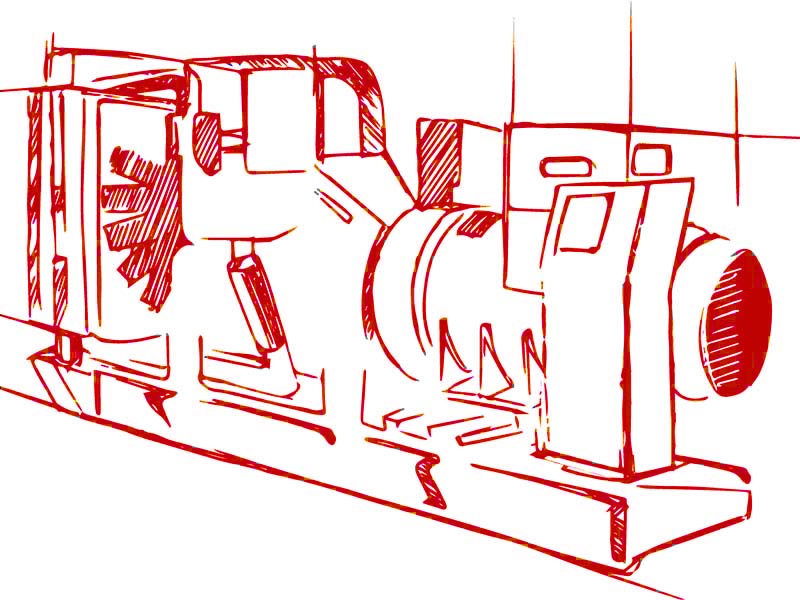 Высоковольтный дизельный генератор АД1500-Т10500-1Р (Baudouin)